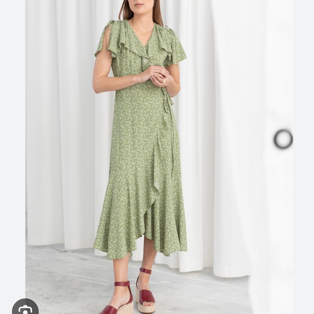 & Other Stories MIDI dress